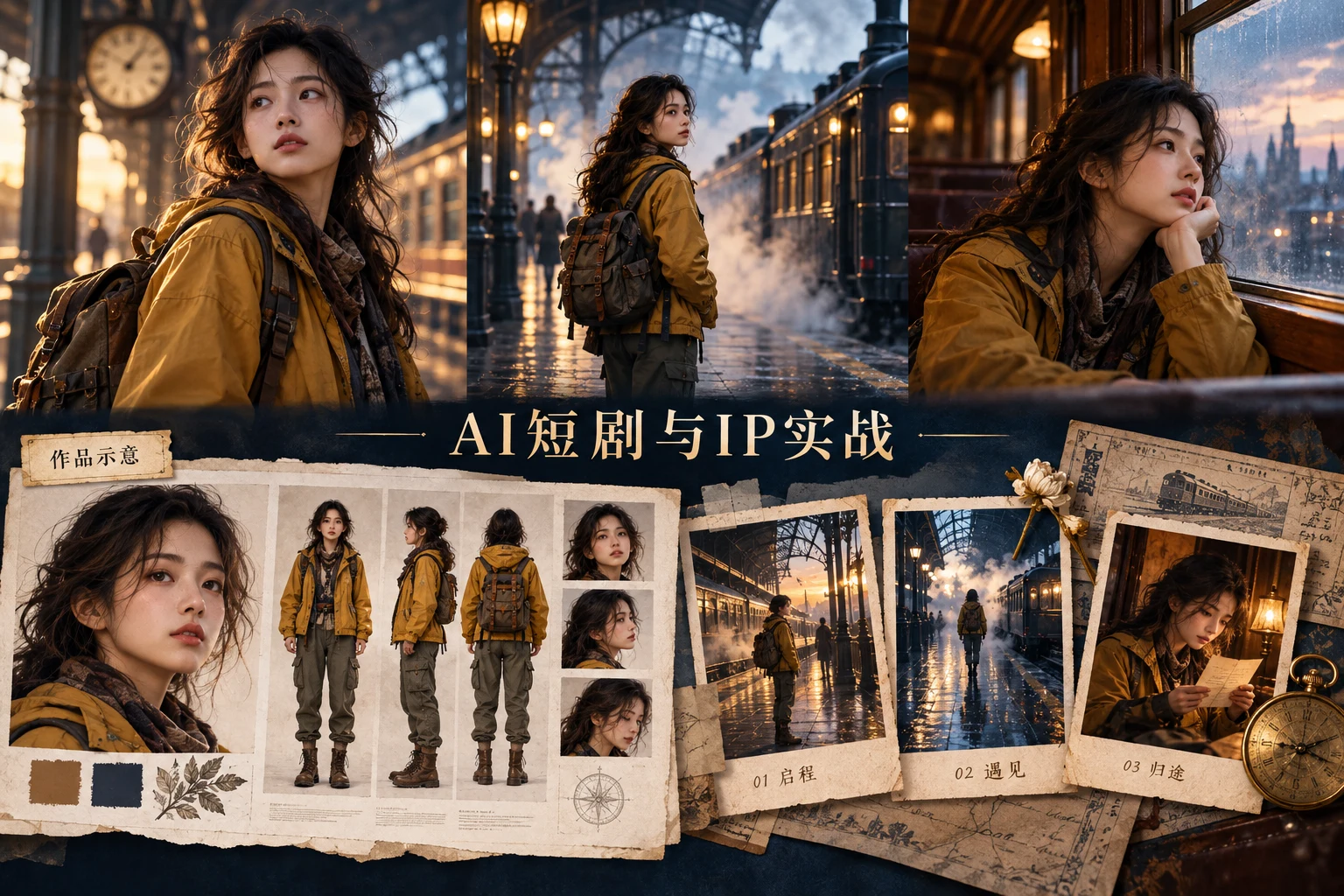 AI短剧与IP实战教学作品示意